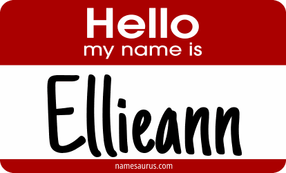 Hello my name is Ellieann png download