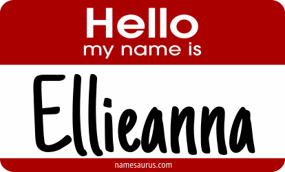 Hello my name is Ellieanna png download