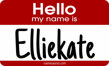 Hello my name is Elliekate png download