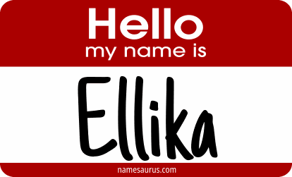 Hello my name is Ellika png download