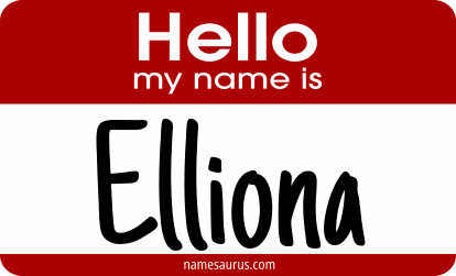 Hello my name is Elliona png download