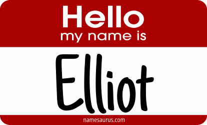 Hello my name is Elliot png download