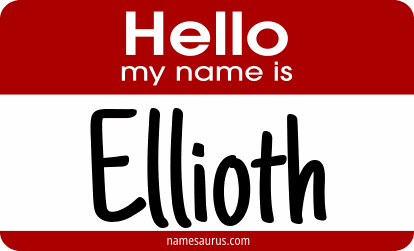 Hello my name is Ellioth png download