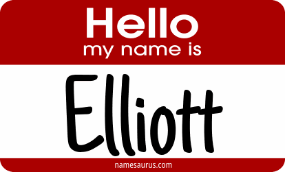 Hello my name is Elliott png download