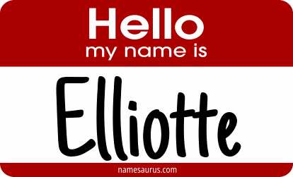 Hello my name is Elliotte png download