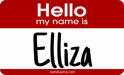 Hello my name is Elliza png download