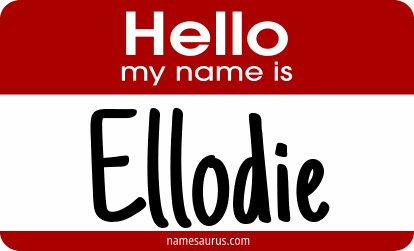 Hello my name is Ellodie png download