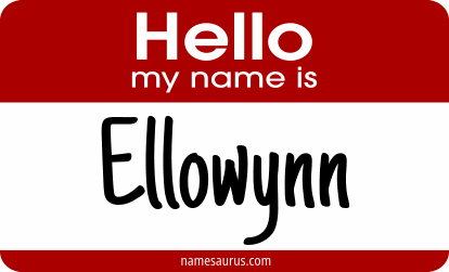 Hello my name is Ellowynn png download