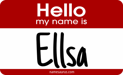 Hello my name is Ellsa png download