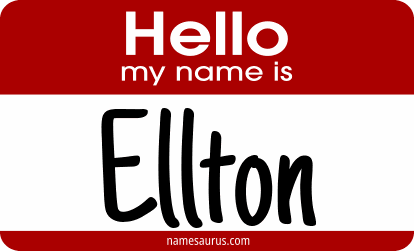 Hello my name is Ellton png download