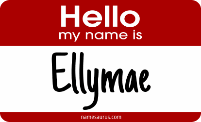Hello my name is Ellymae png download