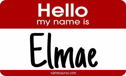 Hello my name is Elmae png download