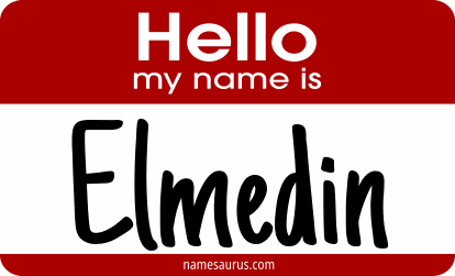 Hello my name is Elmedin png download