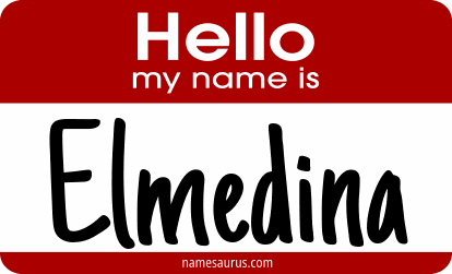 Hello my name is Elmedina png download