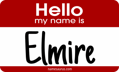 Hello my name is Elmire png download