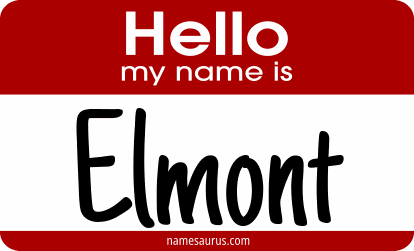 Hello my name is Elmont png download