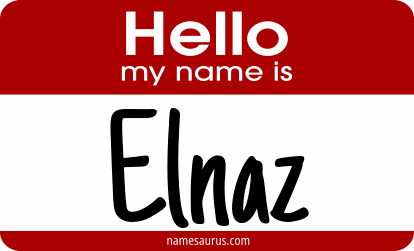 Hello my name is Elnaz png download