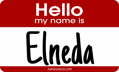 Hello my name is Elneda png download