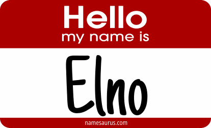 Hello my name is Elno png download