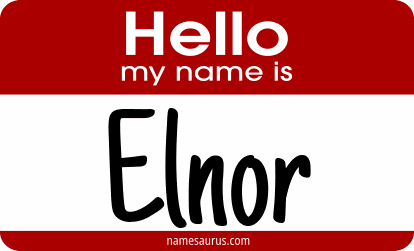 Hello my name is Elnor png download