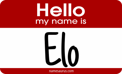 Hello my name is Elo png download