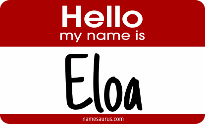 Hello my name is Eloa png download