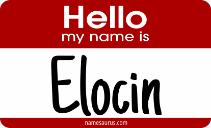 Hello my name is Elocin png download
