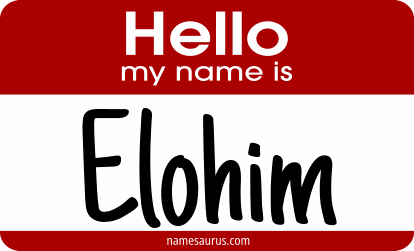 Hello my name is Elohim png download