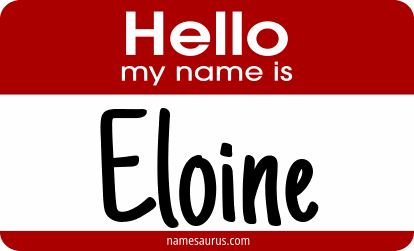 Hello my name is Eloine png download