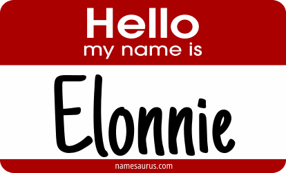Hello my name is Elonnie png download