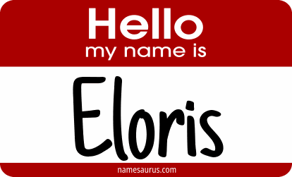 Hello my name is Eloris png download
