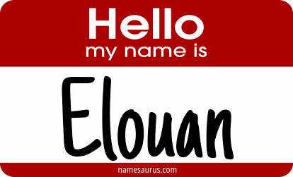 Hello my name is Elouan png download