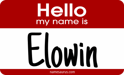 Hello my name is Elowin png download