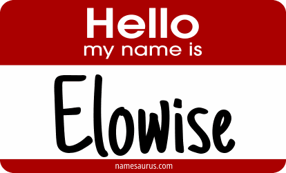 Hello my name is Elowise png download