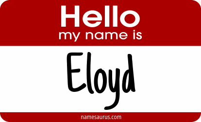 Hello my name is Eloyd png download