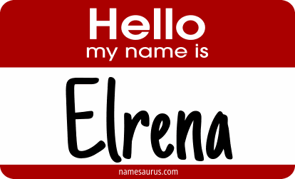 Hello my name is Elrena png download
