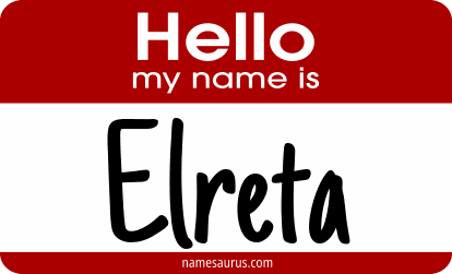 Hello my name is Elreta png download