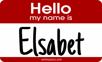 Hello my name is Elsabet png download