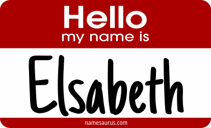 Hello my name is Elsabeth png download