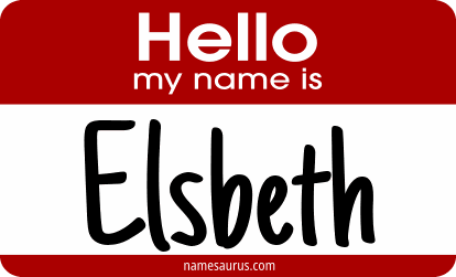 Hello my name is Elsbeth png download