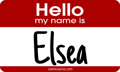 Hello my name is Elsea png download