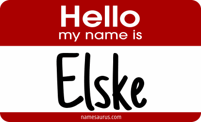 Hello my name is Elske png download