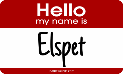 Hello my name is Elspet png download