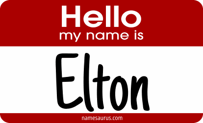 Hello my name is Elton png download