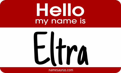 Hello my name is Eltra png download
