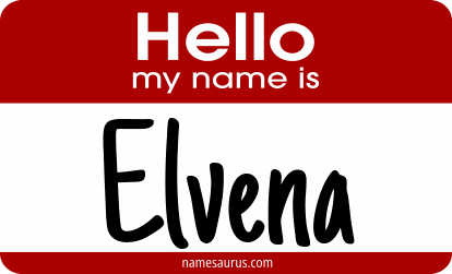 Hello my name is Elvena png download