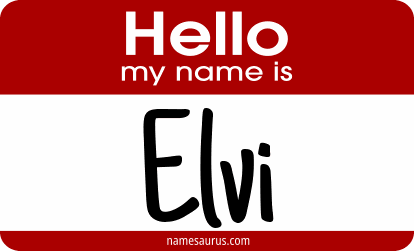 Hello my name is Elvi png download