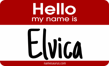 Hello my name is Elvica png download