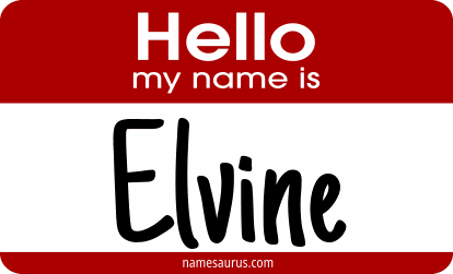 Hello my name is Elvine png download