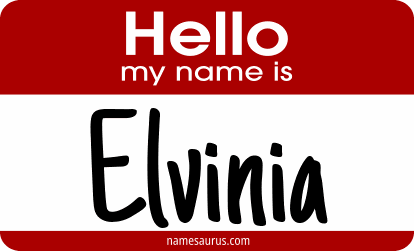Hello my name is Elvinia png download